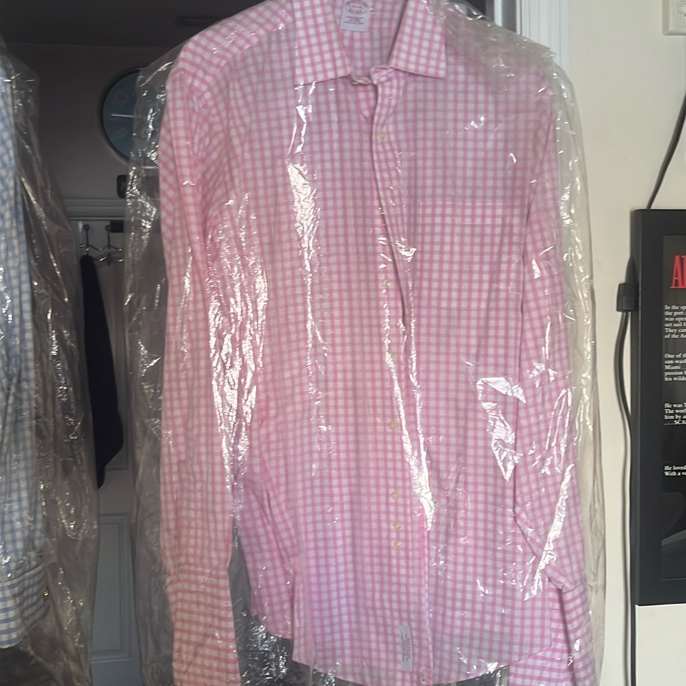 Mens Brooks Brothers French Cuff Dress Shirt
